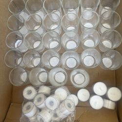 Glass Candle Holders