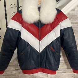 GOOSE Bubble Leather Coat