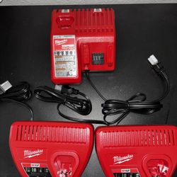 Milwaukee M12 & M18 Battery Chargers