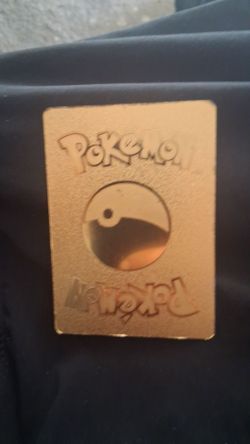 Pokémon Gold edition Charizard card.