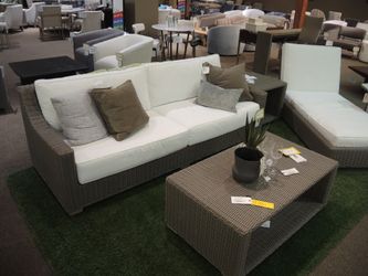 RW Collective High Point Showroom Outdoor Sofa