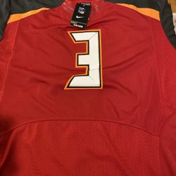 Nike NFL On-Field Tampa Bay Buccaneers Winston #3 Jersey Mens Size 52 NWT