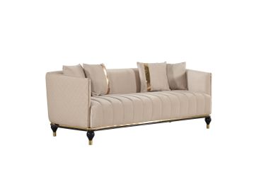 Toronto Sehzade Luxury Cream Sofa