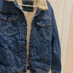 Zara Denim Winter Jacket 