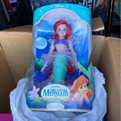 Little mermaid, porcelain doll