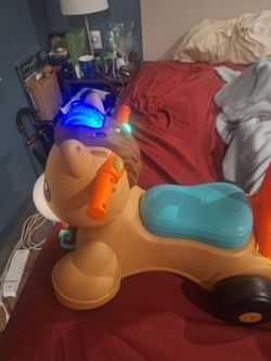 Fisher Price Walk Bounce Ride Pony
