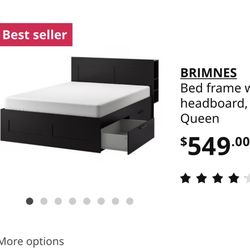 IKEA Queen Bed Frame 