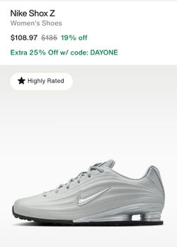 W NIKE SHOX Z size 7women