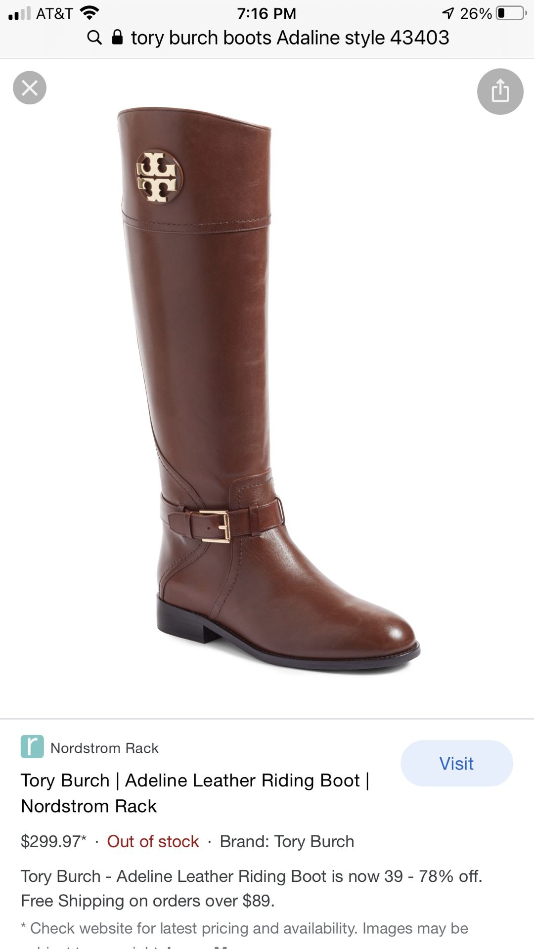 Riding Boot Tory Burch