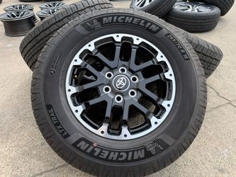 FREE DELIVERY 4x 18" Tundra TRD Toyota Sequoia OEM Wheels Tires Michelin 265/70R18 99% 265/70/18