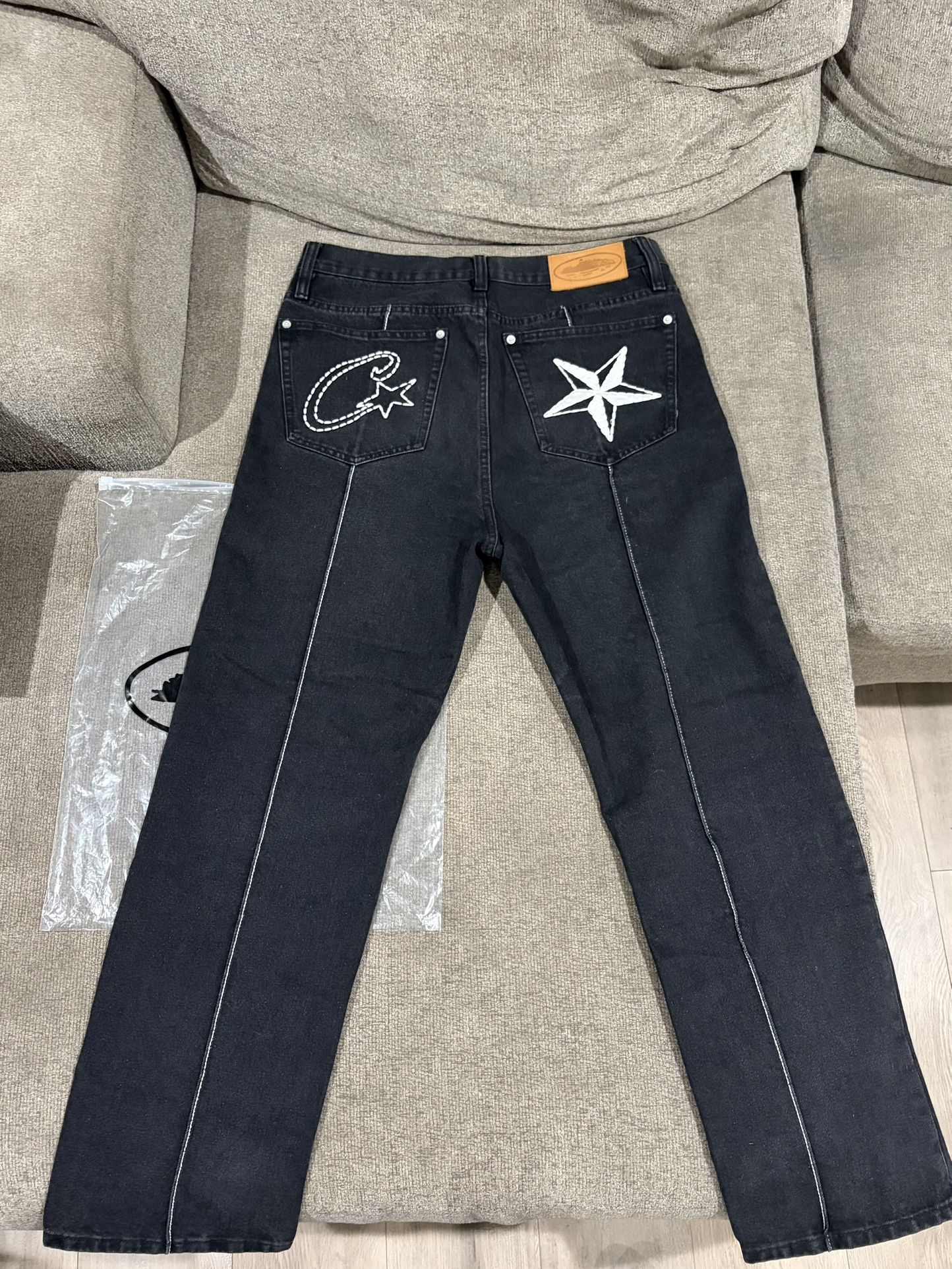 Corteiz C-Star Jeans - Dark Wash
