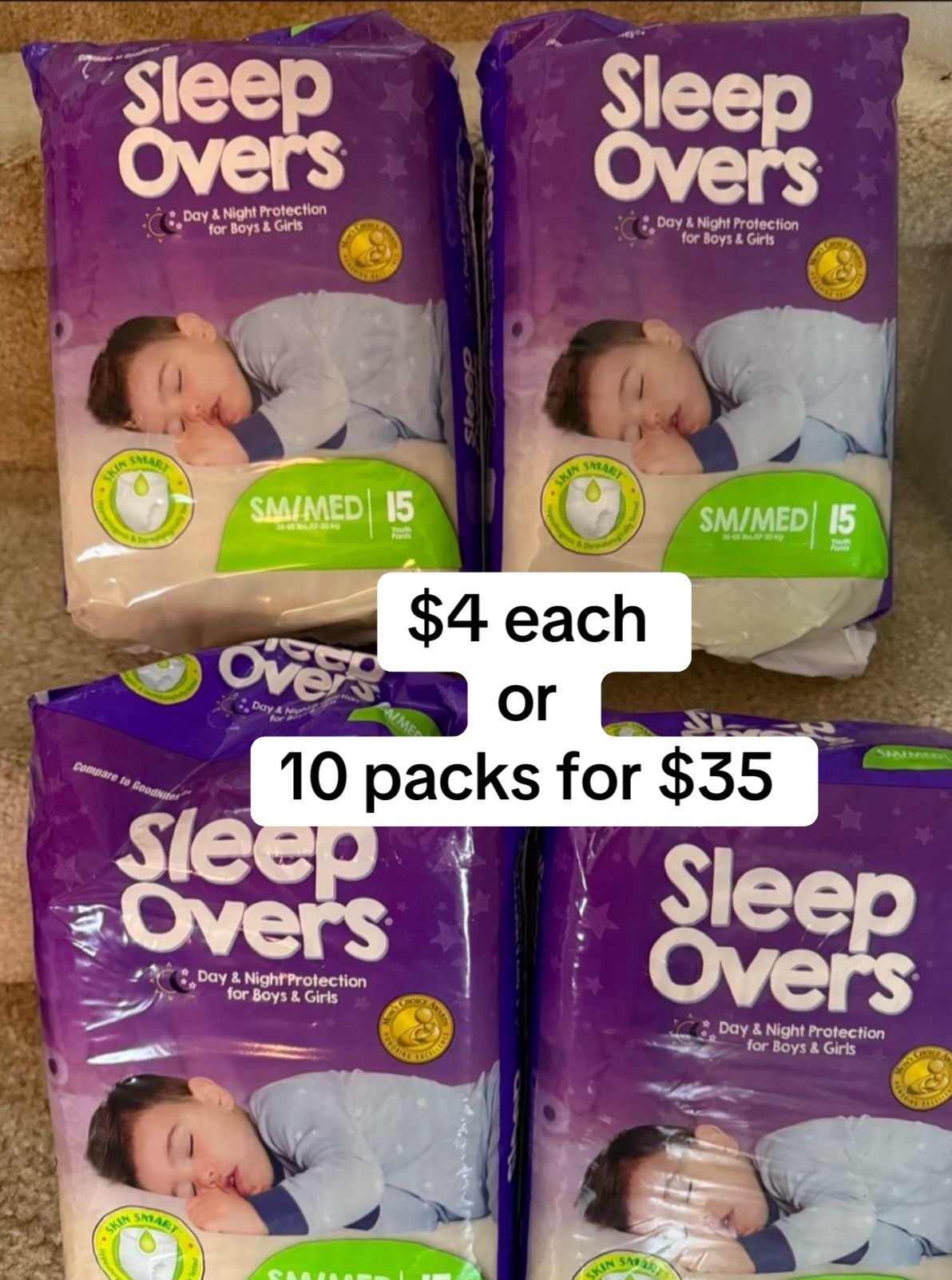 pull ups sleep overs diapers