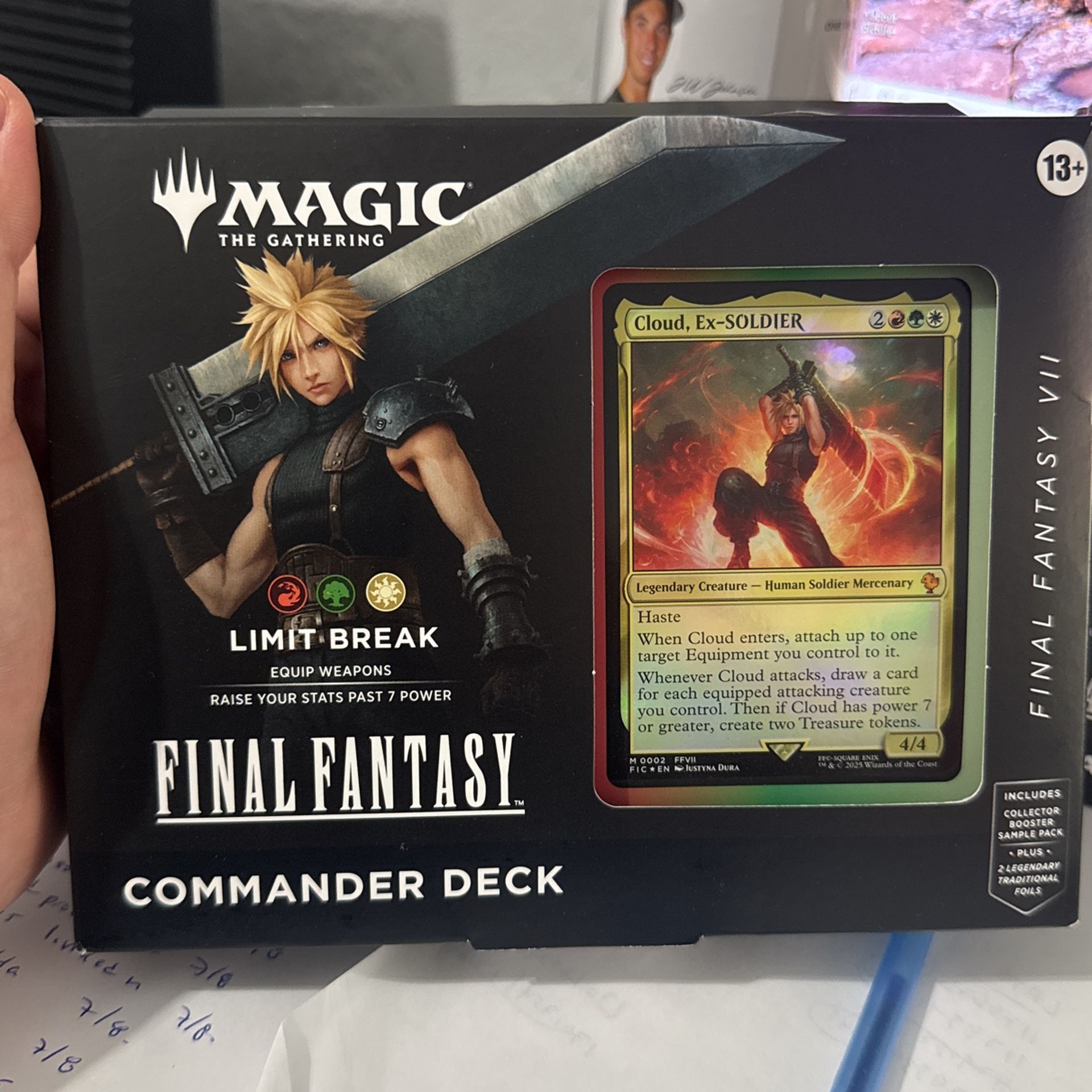 Final Fantasy Cloud Commander Deck