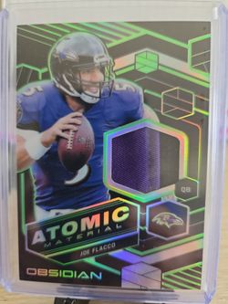 Ravens Joe Flacco Patch Card