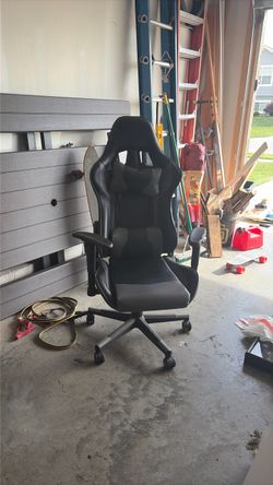 Black Racing Style Gaming Chair