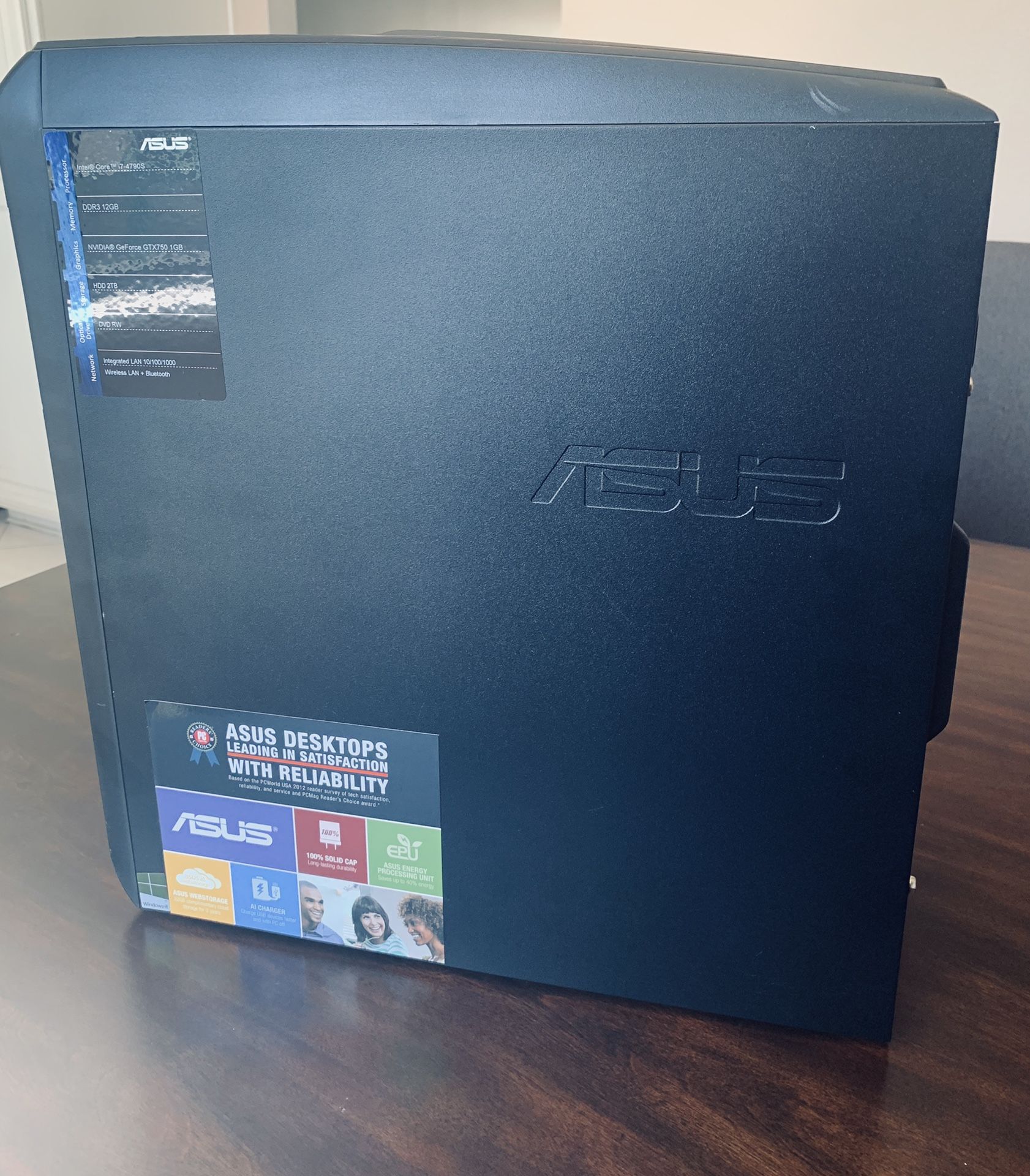 Asus PC - 16GB Memory, i7, GTX750, SSD - perfect condition!