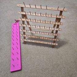 Thread holders rack stand