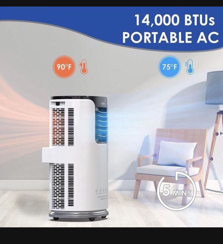 COLZER Portable Air Conditioners 14,000 BTU Portable AC Unit in - Main Image