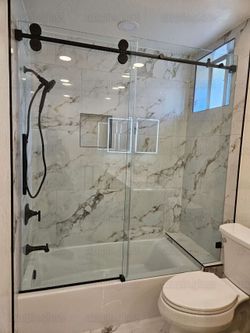 Sale on Single Slider Glass Shower Doors!