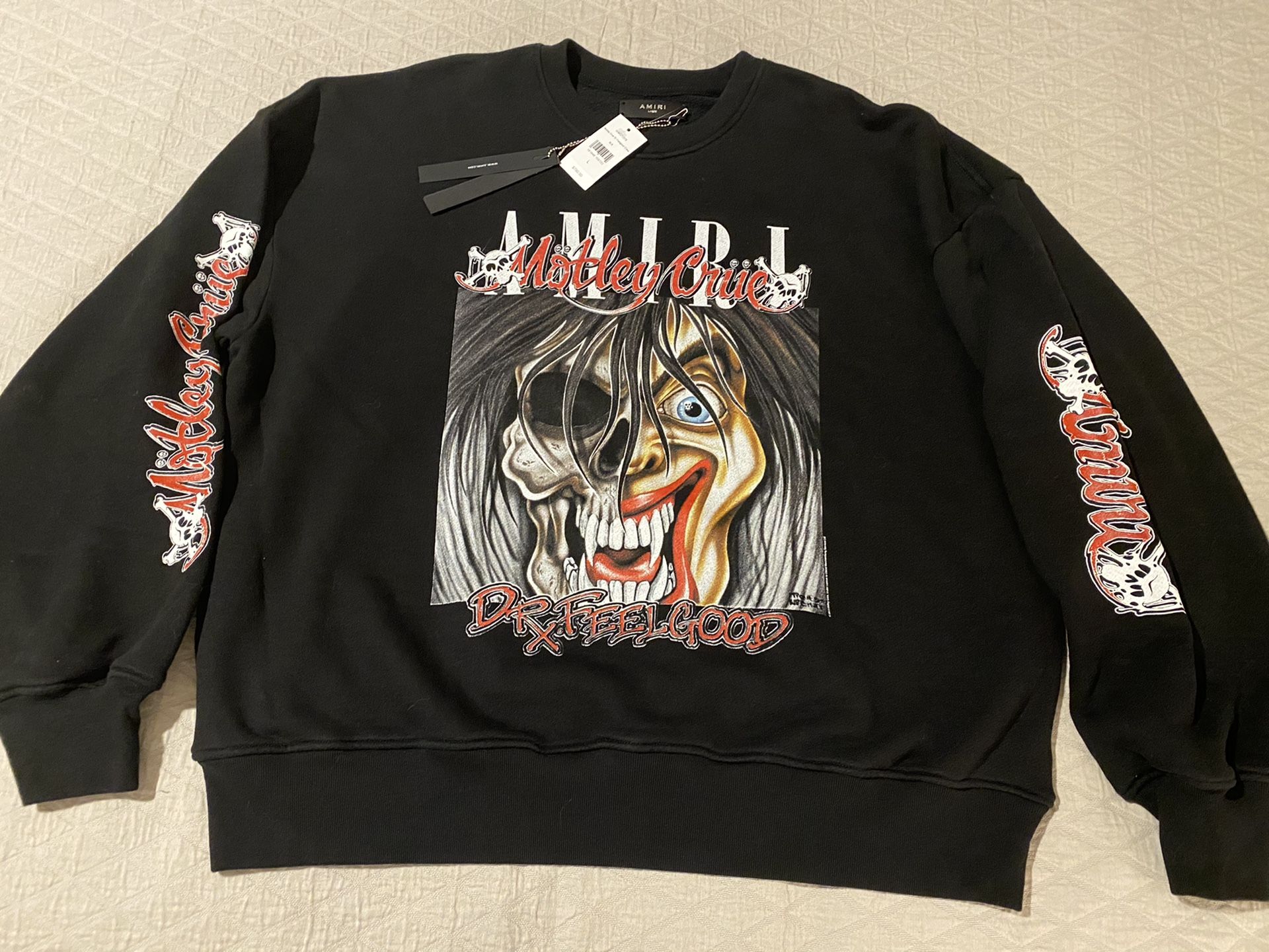 Brand New Amiri Motley Crewneck Sweatshirt Size Large Men’s