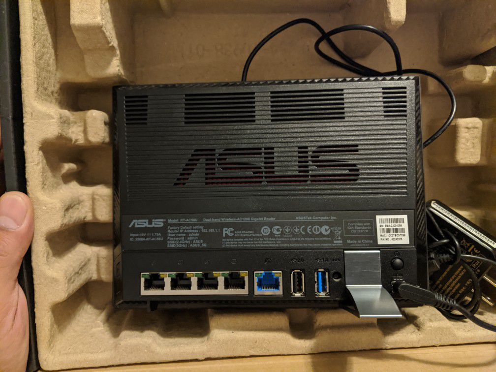 ASUS RT-AC56U AC1200 Dual Band WiFi Gigabit Router