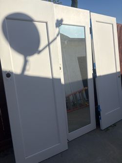 Wood doors