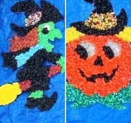 Vintage 1970's Halloween WIndow, Wall or Door Decorations - $30 each
