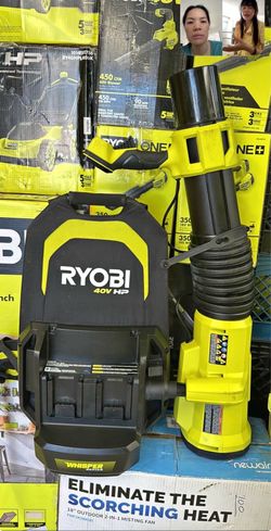 Ryobi 40v backpack hp blower 850 Cfm
