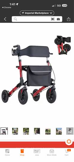 foldable rollator walker new
