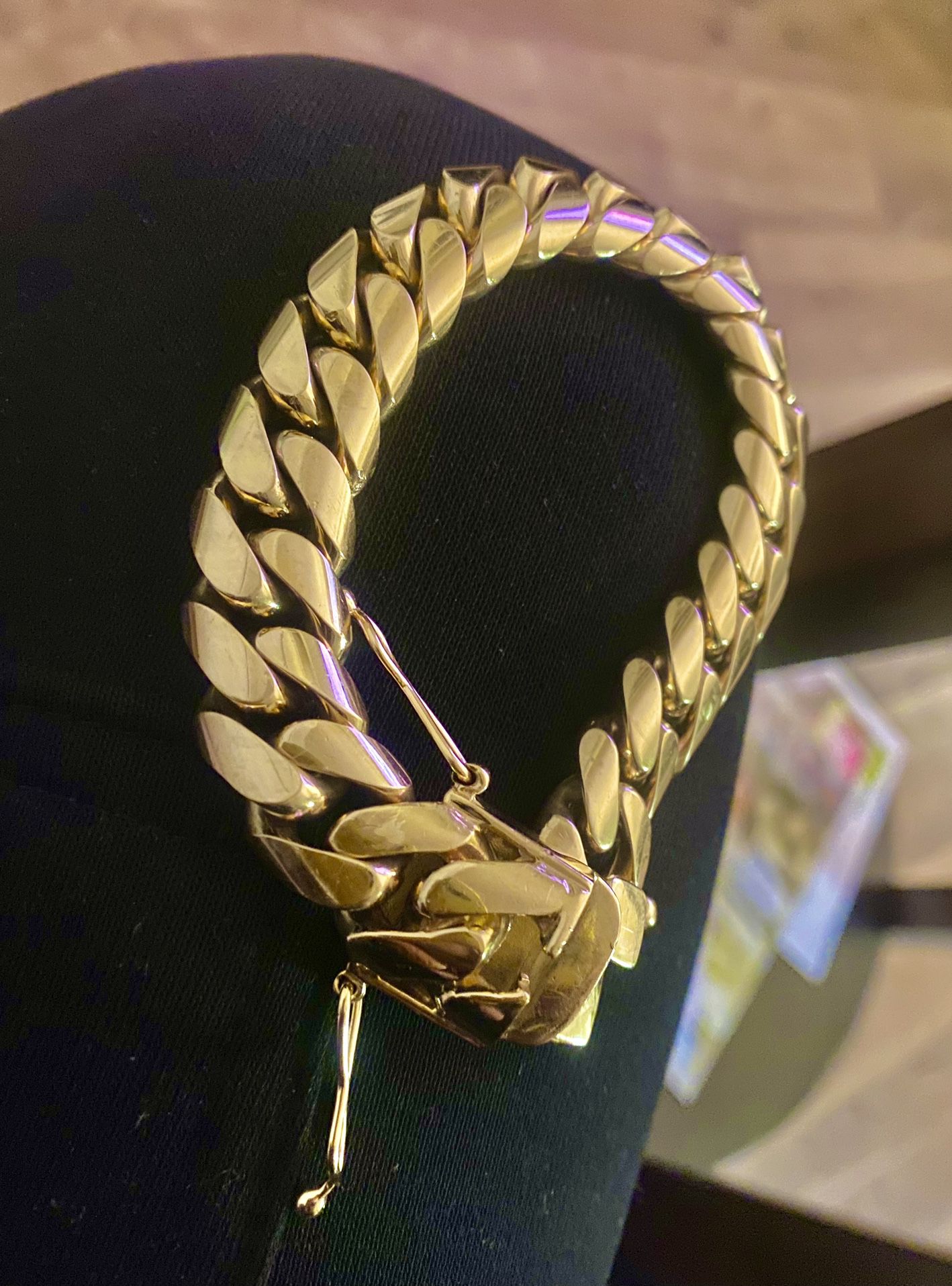 Cuban Link Bracelet Gold 