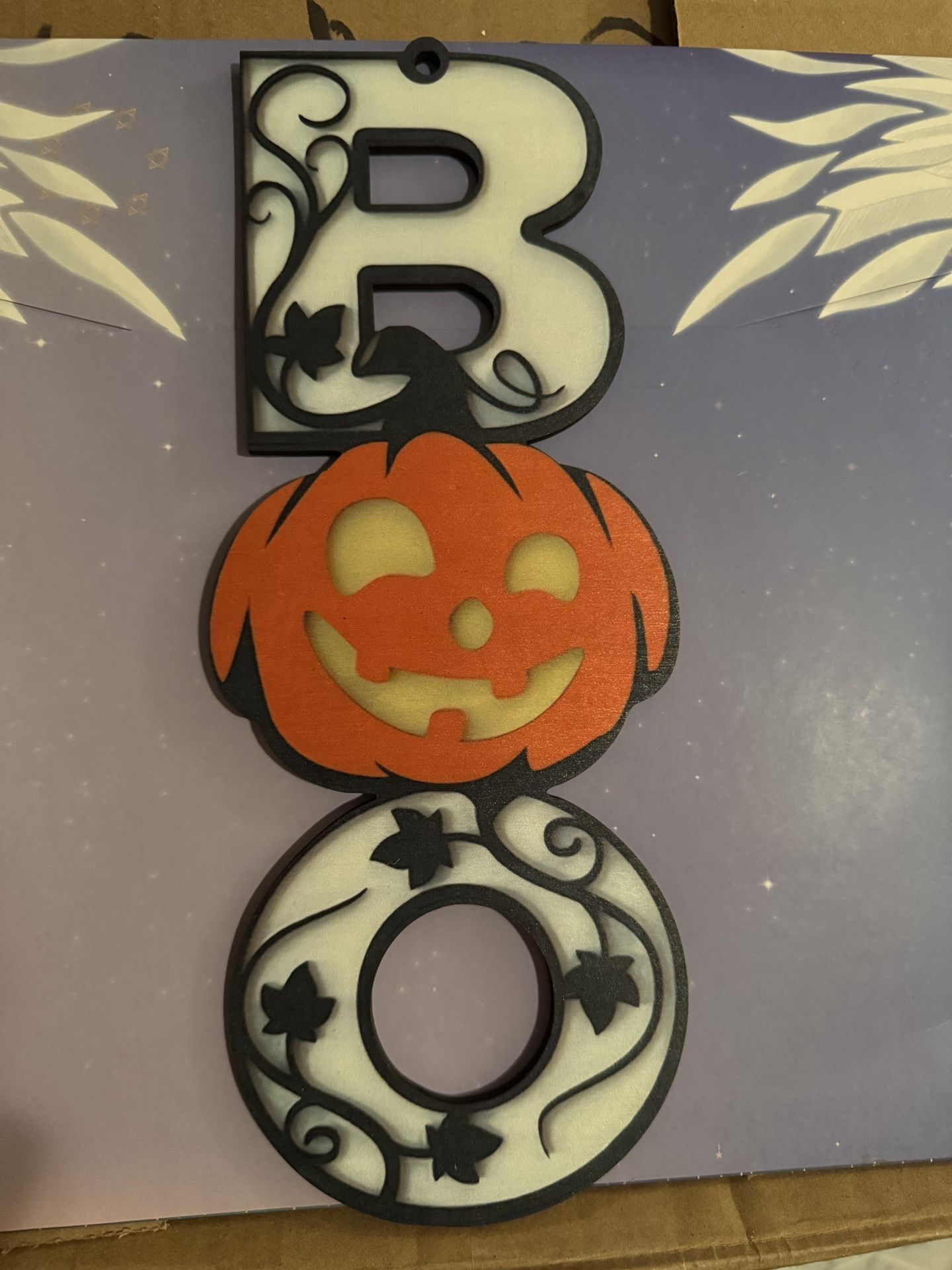 Halloween Sign - BOO It’s Beautufully Painted On Wood