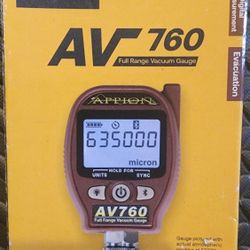 Appion AV760 Full Range Digital Vacuum Gauge