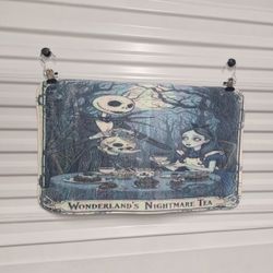 Nightmare Before Christmas Alice Wonderland Tea mat 30.5 x 19 inches 
New without tag 
Very soft