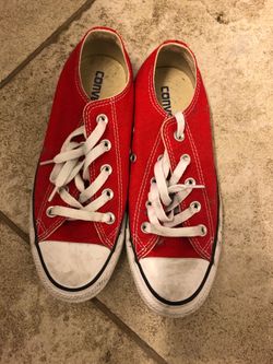 Red converse