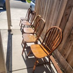 Oak Chairs  5 Pcs.