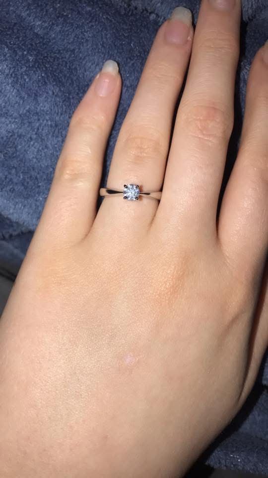 .46 Natural Diamond Round Engagement Ring