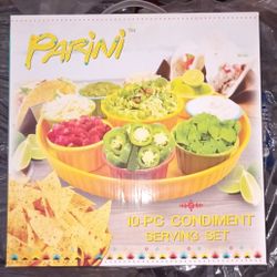 Parini 10pc Condiment Serving Set