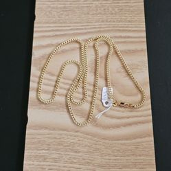 10k Gold Necklace 22 Inch