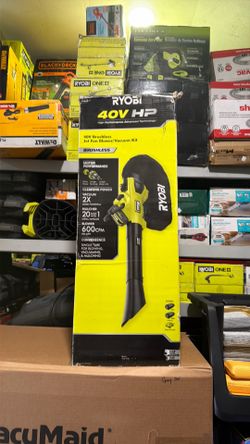 Ryobi 40v Brushless Jet Fan kit