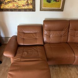 Leather Power Sofa
