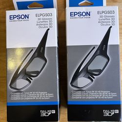 Epson 3D ELPGS03 3D Glasses