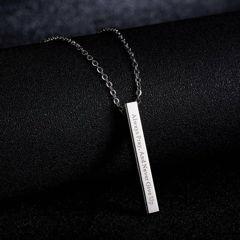Always Pray, And Never Give Up - Necklace
