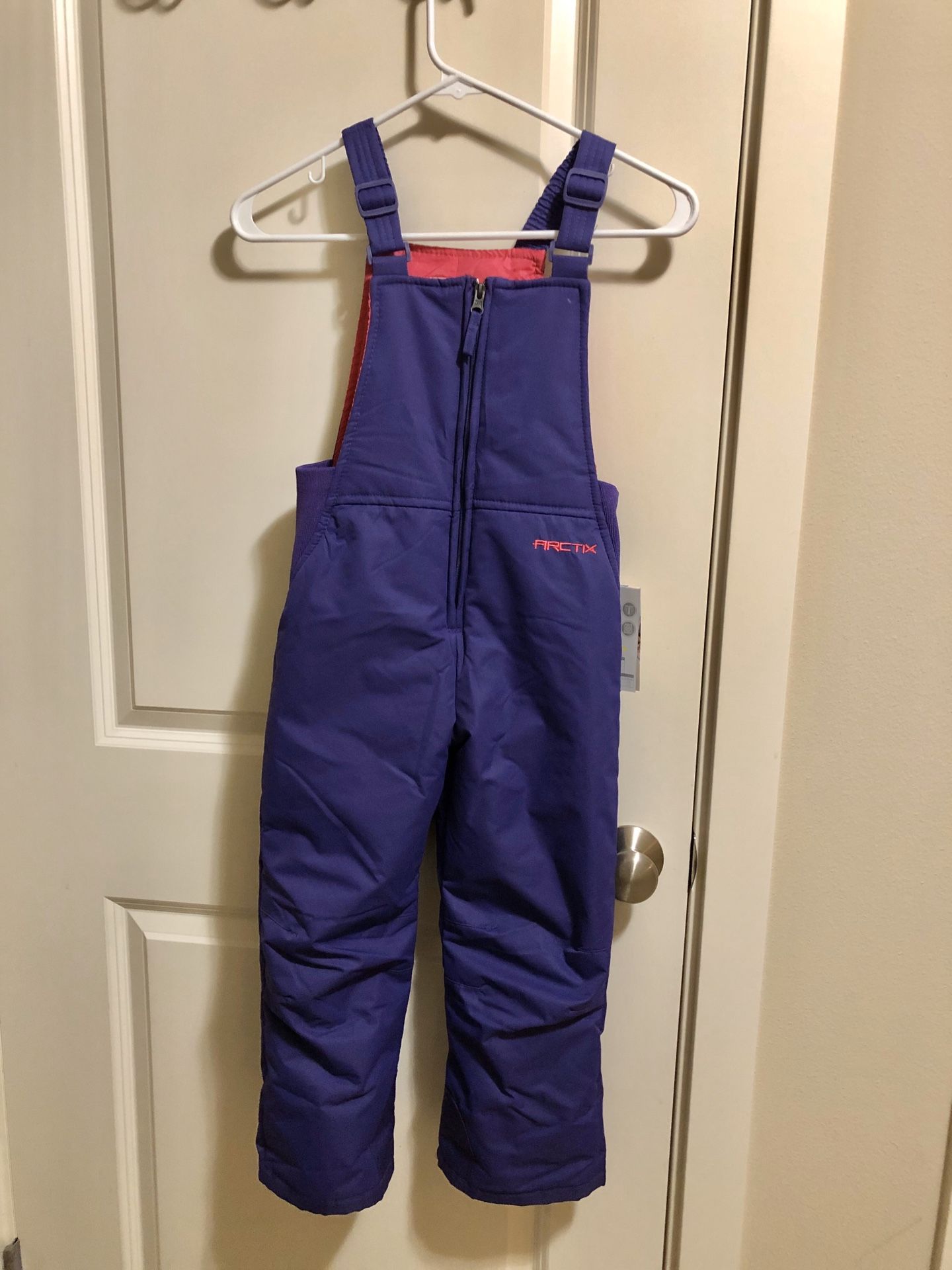 Arctix Snow Bib Overalls Purple Toddler size 5T NWT