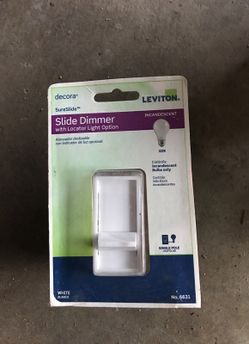 Slide dimmer