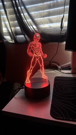 light up spiderman stand