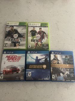 Ps4 and Xbox 360 games
