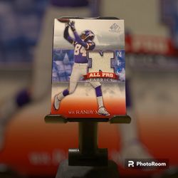 Randy Moss All Pro Jersey Card