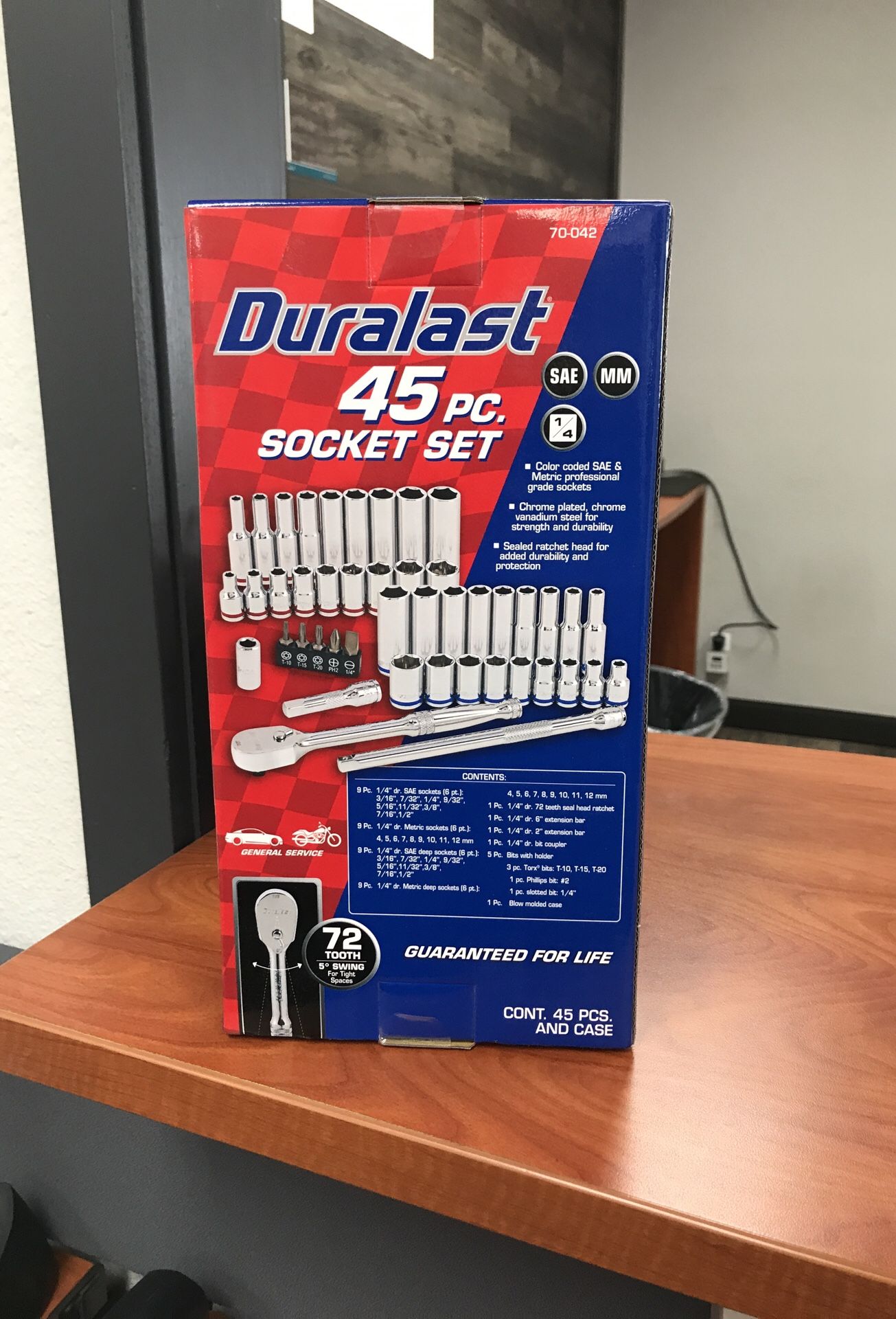 Duralast 45 2024 pc socket set