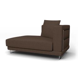 Black Tylösand Chaise with Unused Extra Cover  