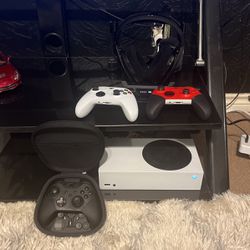 Xbox Series S With 2 Elite And 1 Normal Controller And A50 Wireless Headset 